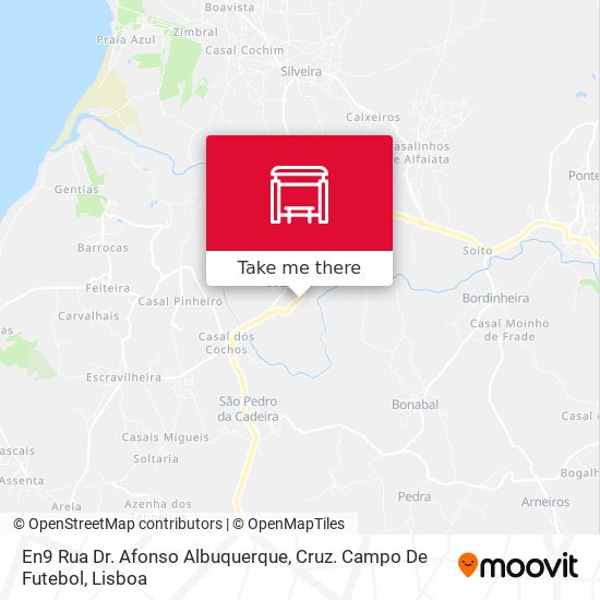 En9 Rua Dr. Afonso Albuquerque, Cruz. Campo De Futebol mapa