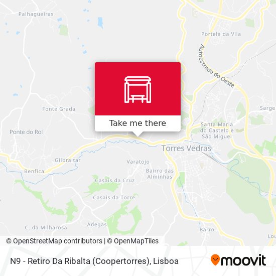 N9 - Retiro Da Ribalta (Coopertorres) map
