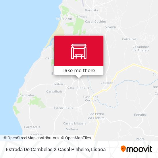 Estrada De Cambelas X Casal Pinheiro map