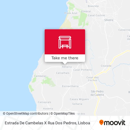 Estrada De Cambelas X Rua Dos Pedros map