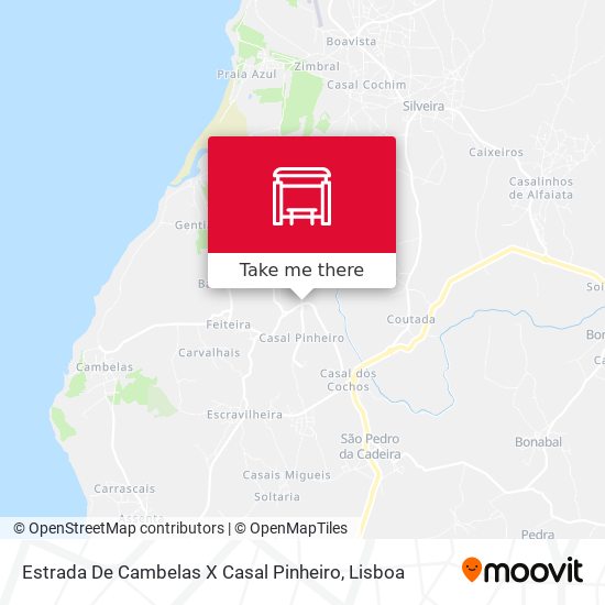 Estrada De Cambelas X Casal Pinheiro map