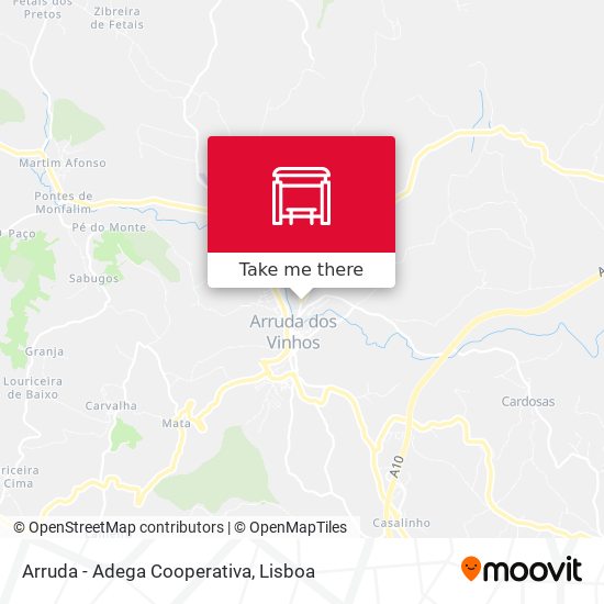 Arruda - Adega Cooperativa map