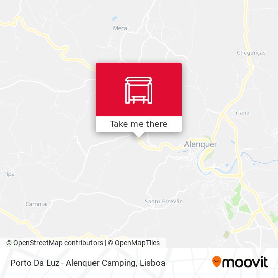 Porto Da Luz - Alenquer Camping map