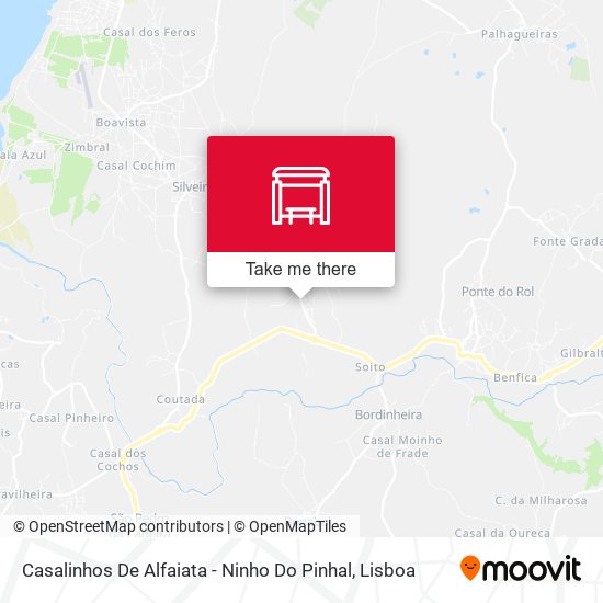 Casalinhos De Alfaiata - Ninho Do Pinhal map