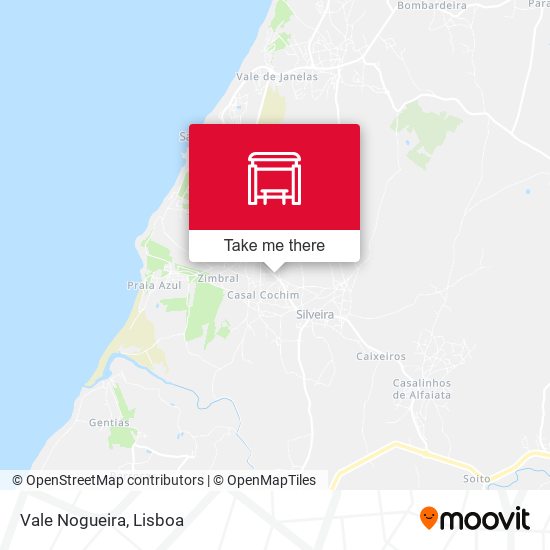 Vale Nogueira mapa
