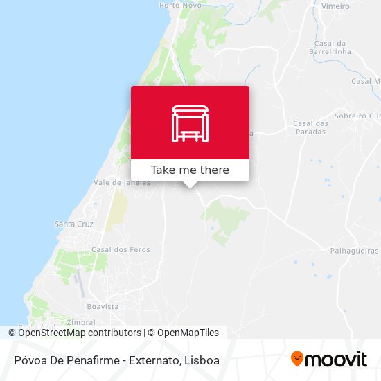 Póvoa De Penafirme - Externato map