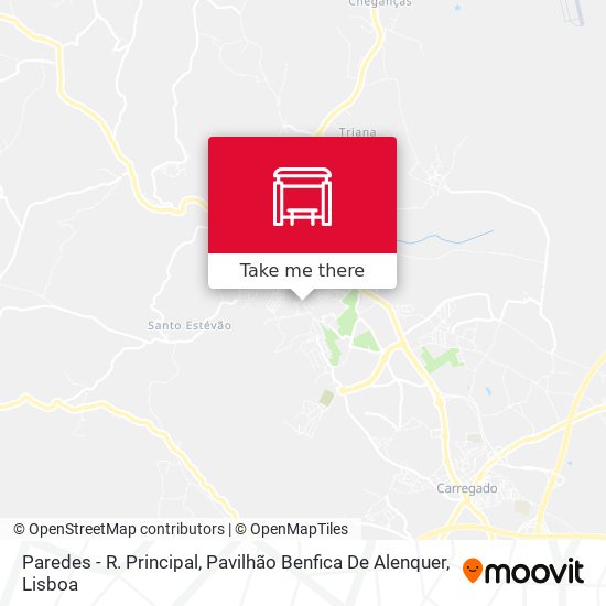 Paredes - R. Principal, Pavilhão Benfica De Alenquer map