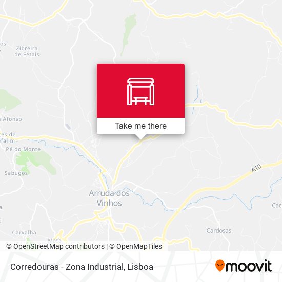 Corredouras - Zona Industrial map