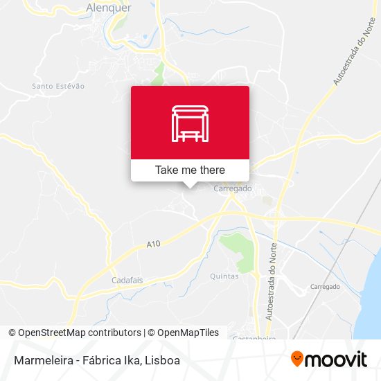 Marmeleira - Fábrica Ika map