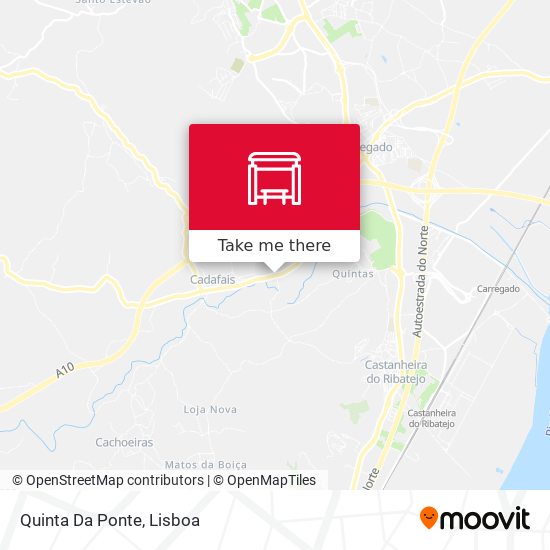 Quinta Da Ponte mapa