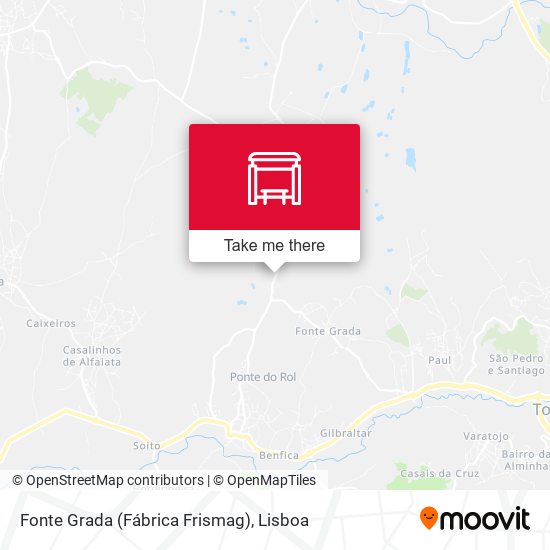 Fonte Grada (Fábrica Frismag) map