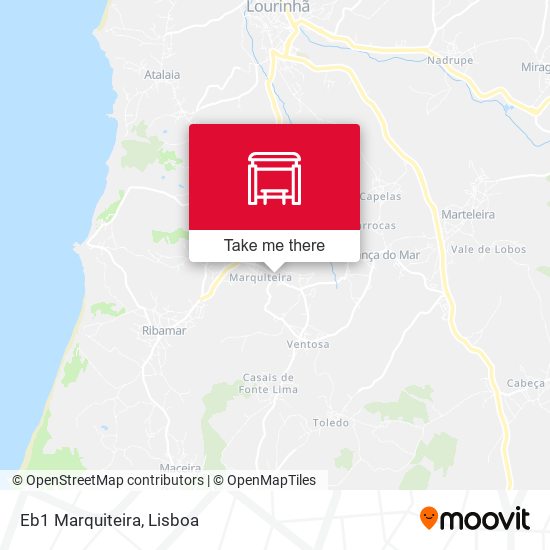 Eb1 Marquiteira mapa