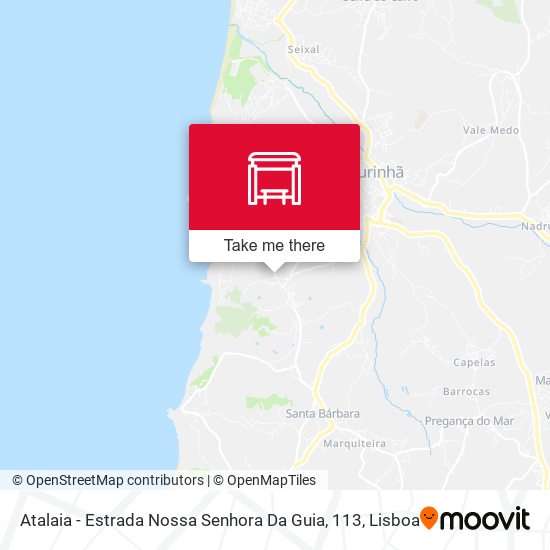 Atalaia - Estrada Nossa Senhora Da Guia, 113 mapa