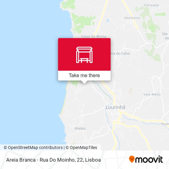 Areia Branca - Rua Do Moinho, 22 map