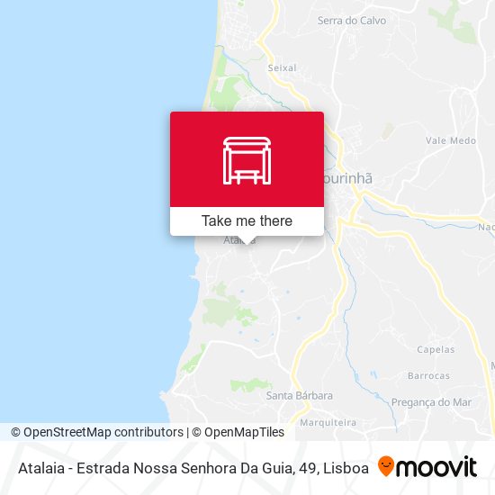Atalaia - Estrada Nossa Senhora Da Guia, 49 map