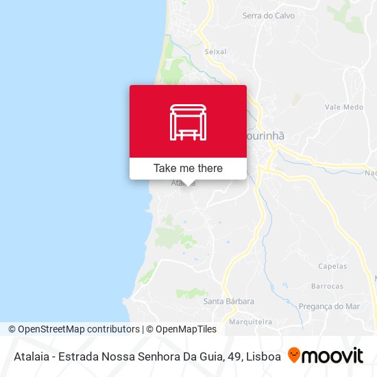 Atalaia - Estrada Nossa Senhora Da Guia, 49 map