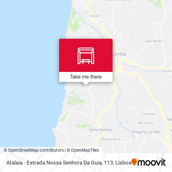 Atalaia - Estrada Nossa Senhora Da Guia, 113 mapa