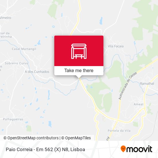 Paio Correia - Em 562 (X) N8 map