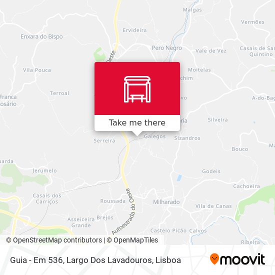 Guia - Em 536, Largo Dos Lavadouros map