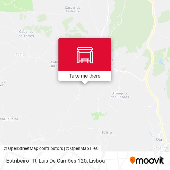 Estribeiro - R. Luis De Camões 120 map