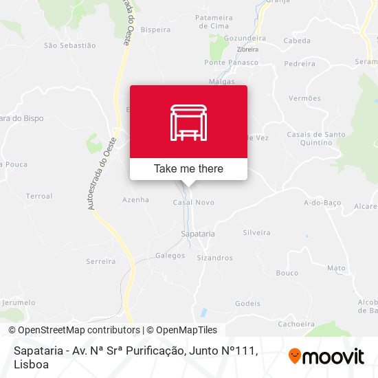 Sapataria - Av. Nª Srª Purificação, Junto Nº111 mapa