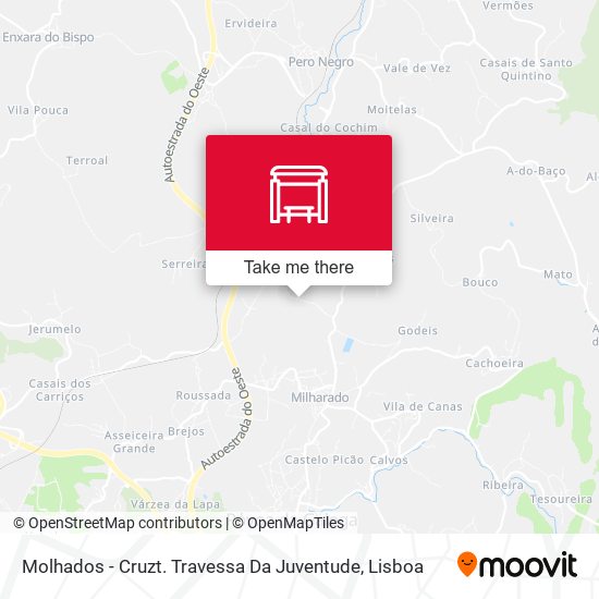 Molhados - Cruzt. Travessa Da Juventude mapa