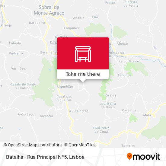 Batalha - Rua Principal Nº5 mapa