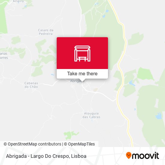 Abrigada - Largo Do Crespo mapa