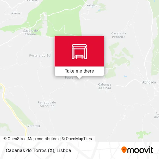 Cabanas de Torres (X) map