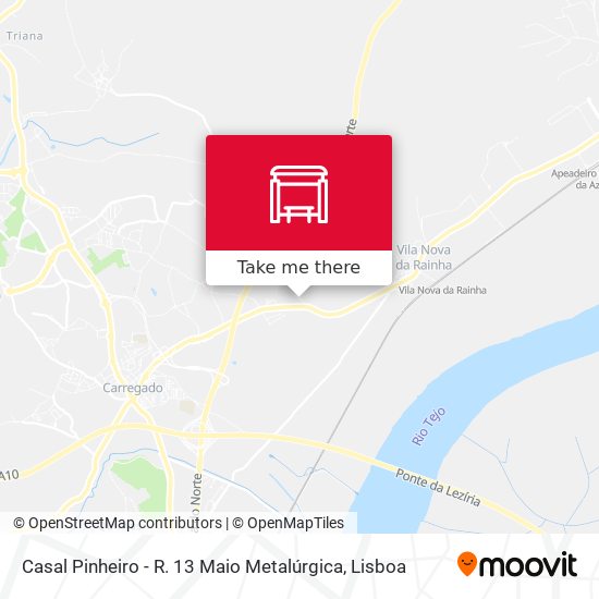 Casal Pinheiro - R. 13 Maio Metalúrgica map
