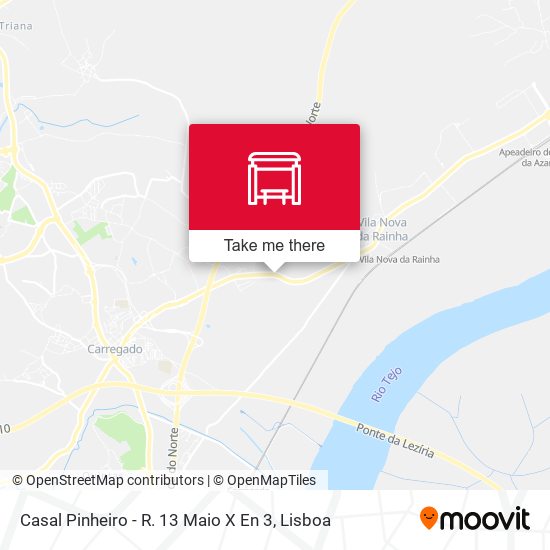 Casal Pinheiro - R. 13 Maio X En 3 map