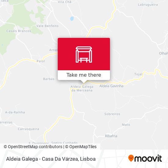 Aldeia Galega - Casa Da Várzea mapa