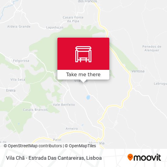 Vila Chã - Estrada Das Cantareiras map