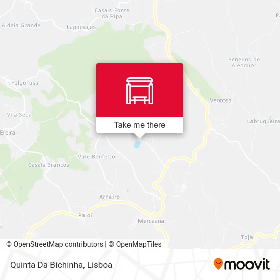 Quinta Da Bichinha map