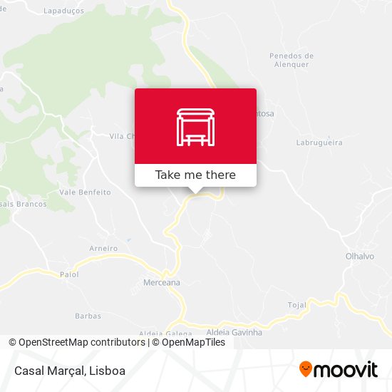 Casal Marçal mapa