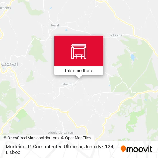 Murteira - R. Combatentes Ultramar, Junto Nº 124 map