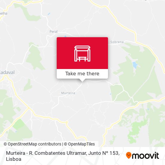 Murteira - R. Combatentes Ultramar, Junto Nº 153 mapa