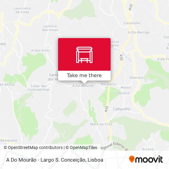 A Do Mourão - Largo S. Conceição mapa