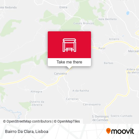 Bairro Da Clara mapa