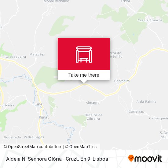 Aldeia N. Senhora Glória - Cruzt. En 9 map
