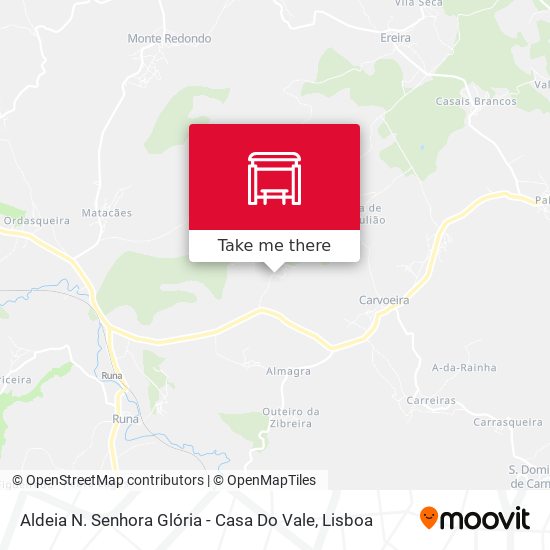 Aldeia N. Senhora Glória - Casa Do Vale mapa