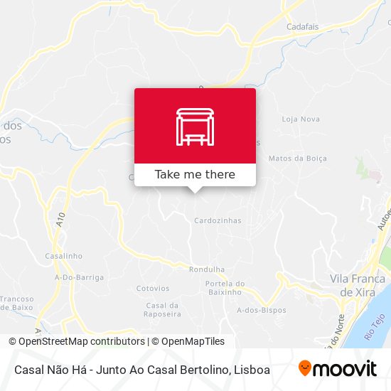 Casal Não Há - Junto Ao Casal Bertolino map