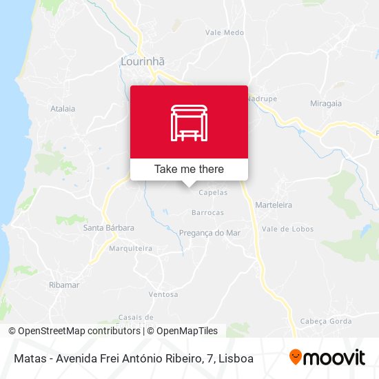 Matas - Avenida Frei António Ribeiro, 7 map