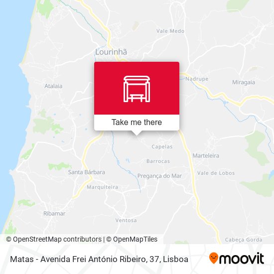 Matas - Avenida Frei António Ribeiro, 37 map