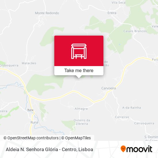 Aldeia N. Senhora Glória - Centro map