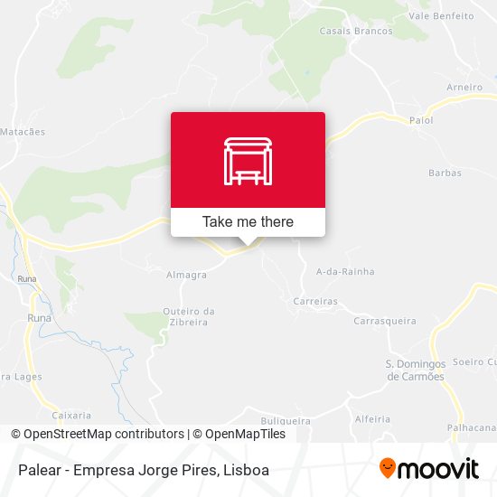 Palear - Empresa Jorge Pires map