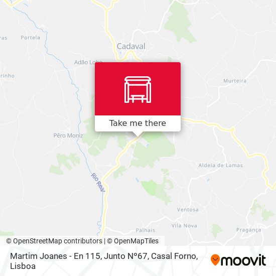 Martim Joanes - En 115, Junto Nº67, Casal Forno map