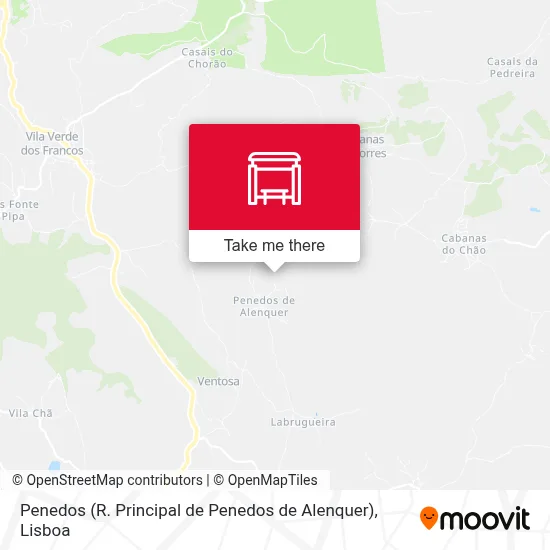 Penedos (R. Principal de Penedos de Alenquer) map