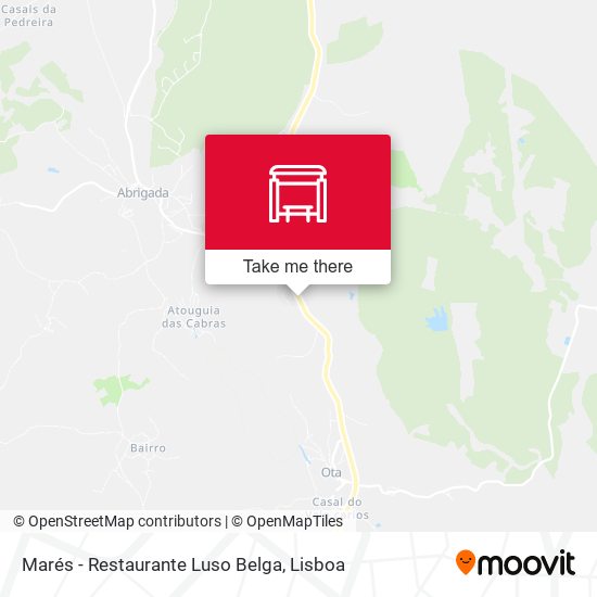 Marés - Restaurante Luso Belga mapa