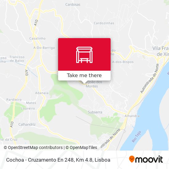 Cochoa - Cruzamento En 248, Km 4.8 mapa